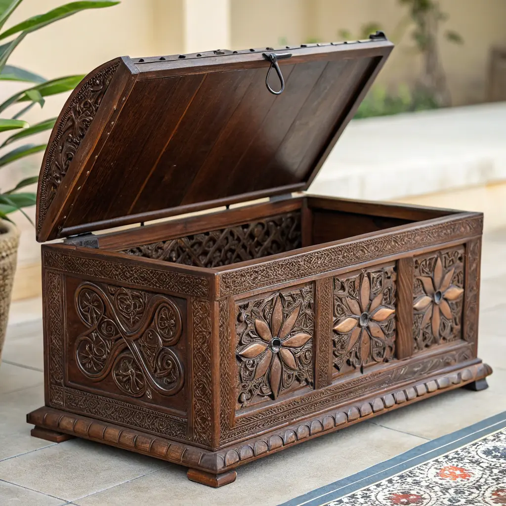 Classic Wooden Storage Chest